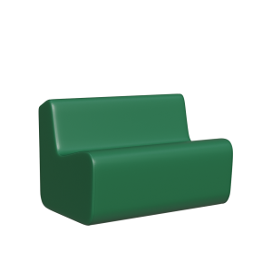 Abecca Anti Ligature Hawk Two Seater Couch HF12 Green 2