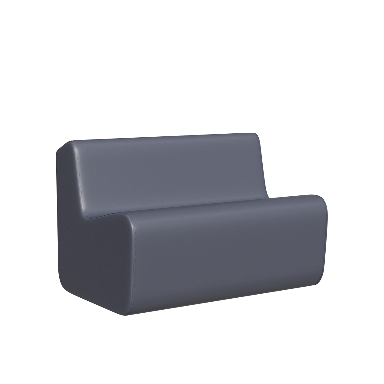 Abecca Anti Ligature Hawk Two Seater Couch HF12 Grey1