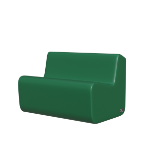 Abecca Anti Ligature Hawk Two Seater Couch HF12 green 1