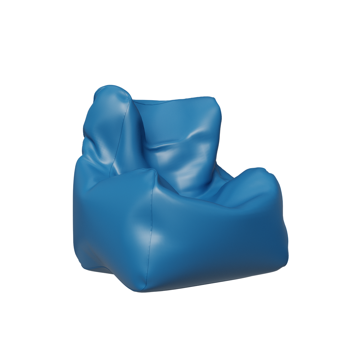 Bean bag chair blue