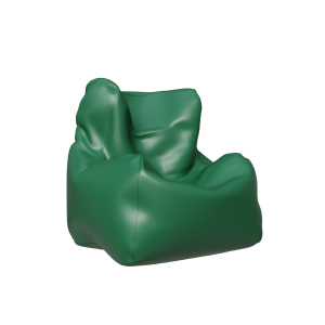 Bean bag chair green 3