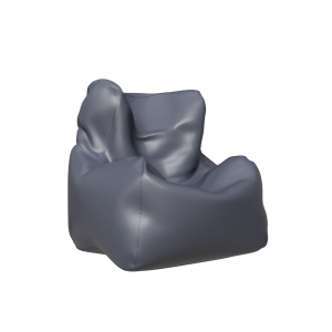 Bean bag chair grey