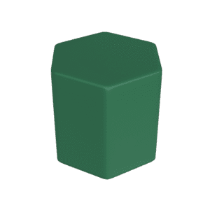 HexagonOttoman Hawk Green 2