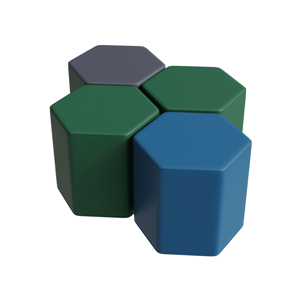 HexagonOttoman Hawk Green 4