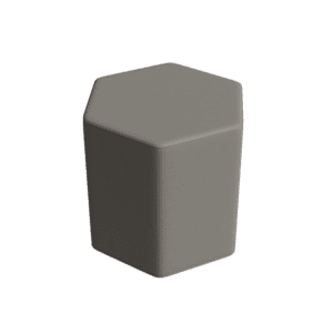 HexagonOttoman Marlo Mushroom 1