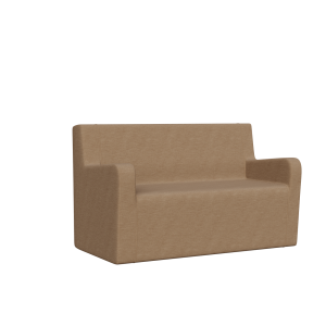 Abecca Anti Ligature Eagle 2 Seater Arm Couch EF40 Tessuto Castalano