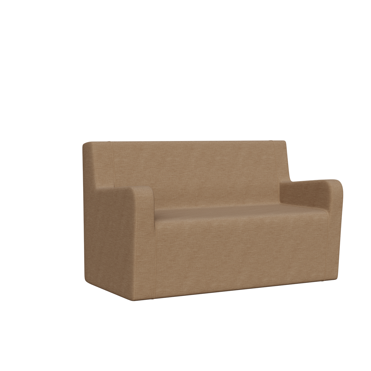 Abecca Anti Ligature Eagle 2 Seater Arm Couch EF40 Tessuto Castalano
