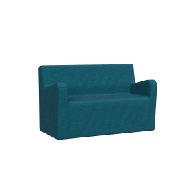 Abecca Anti Ligature Eagle 2 Seater Arm Couch EF40 Tessuto Corsica