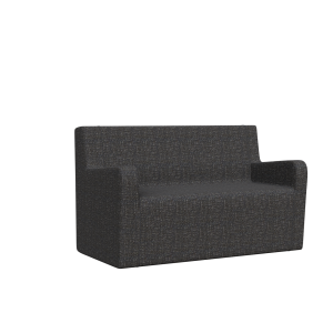Abecca Anti Ligature Eagle 2 Seater Arm Couch EF40 Urban Dusk