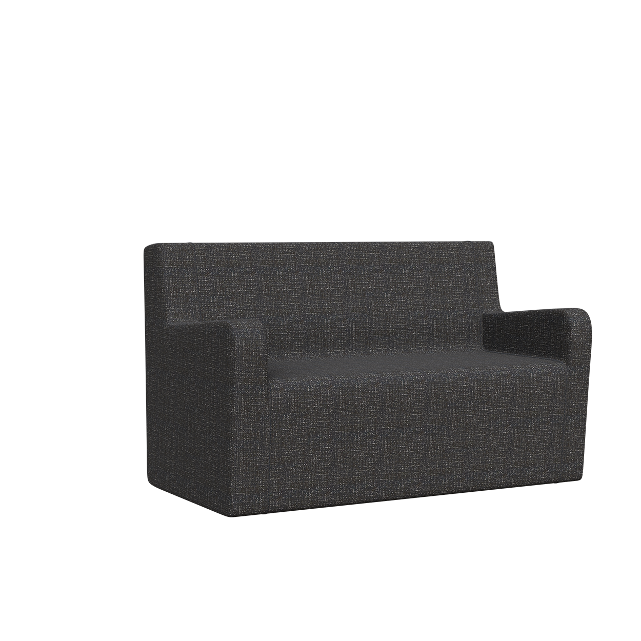 Abecca Anti Ligature Eagle 2 Seater Arm Couch EF40 Urban Dusk
