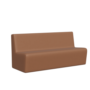 Abecca Anti Ligature Eagle 3 Seater Couch EF20 Marlo Umber