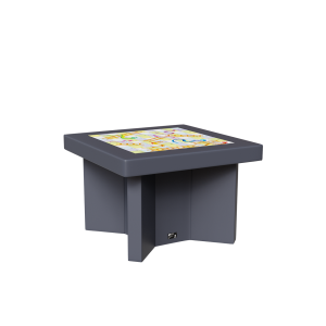Abecca Anti Ligature Hawk Games Table Snakes Ladders Table HF100 Grey