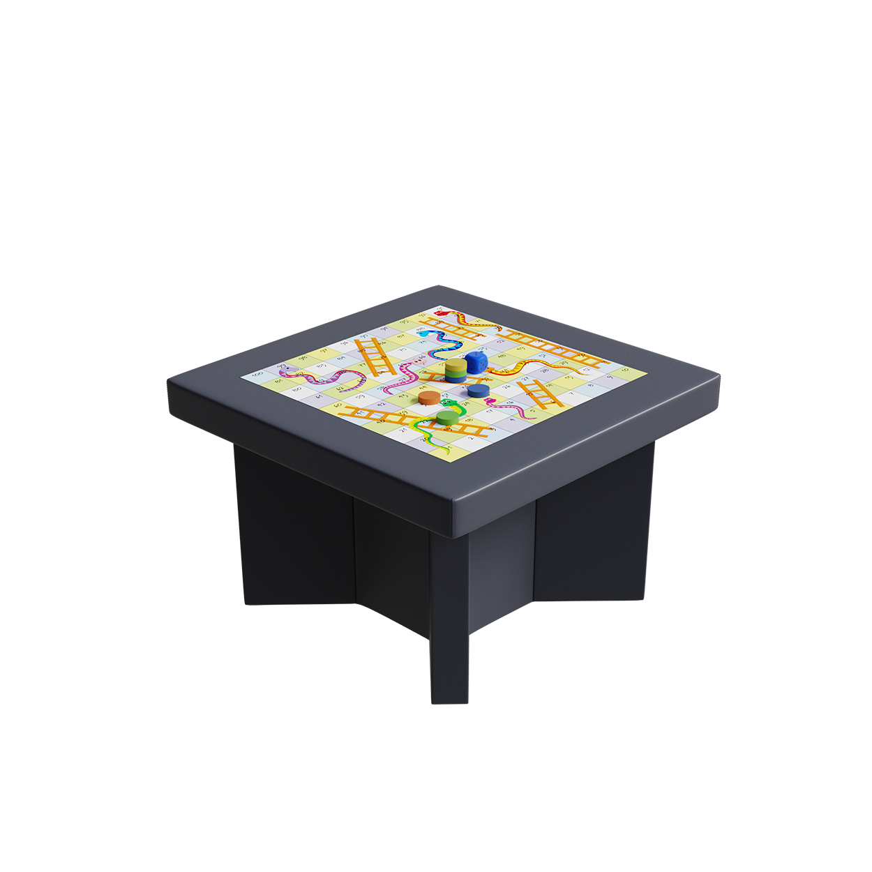 Abecca Anti Ligature Hawk Games Table Snakes Ladders Table HF100 Grey3