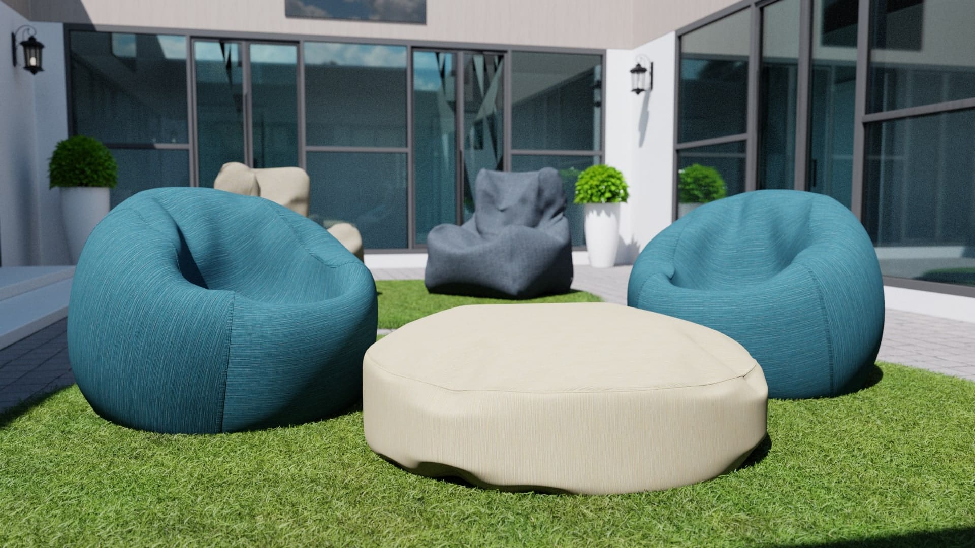 Abecca Eagle Outdoor Scene Bean Bag