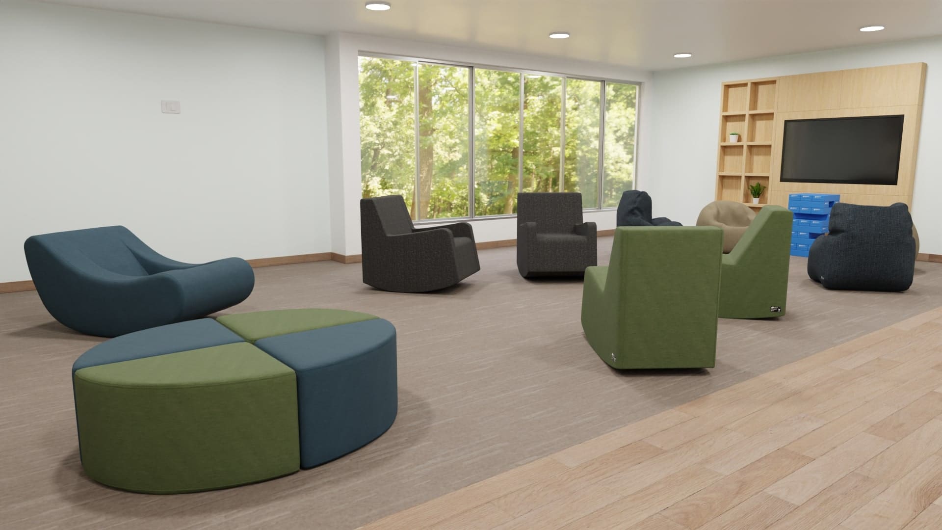 Abecca Eagle Scene Quarter Table Sesory Rocking Chair Upright Rocking Chair Bean Bag Bean Chair Jenga