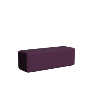 Abecca Anti Ligature Armadillo Limbershield 1.5 Ottoman AR106 Pantone 518