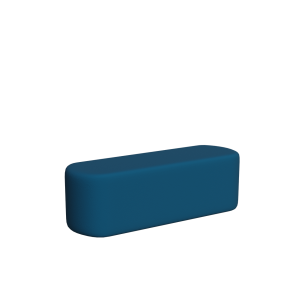 Abecca Anti Ligature Armadillo Limbershield 1.5 Oval Ottoman AR107 Pantone 3025