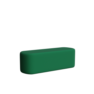 Abecca Anti Ligature Armadillo Limbershield 1.5 Oval Ottoman AR107 Pantone 349