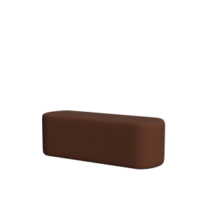 Abecca Anti Ligature Armadillo Limbershield 1.5 Oval Ottoman AR107 Pantone 4772