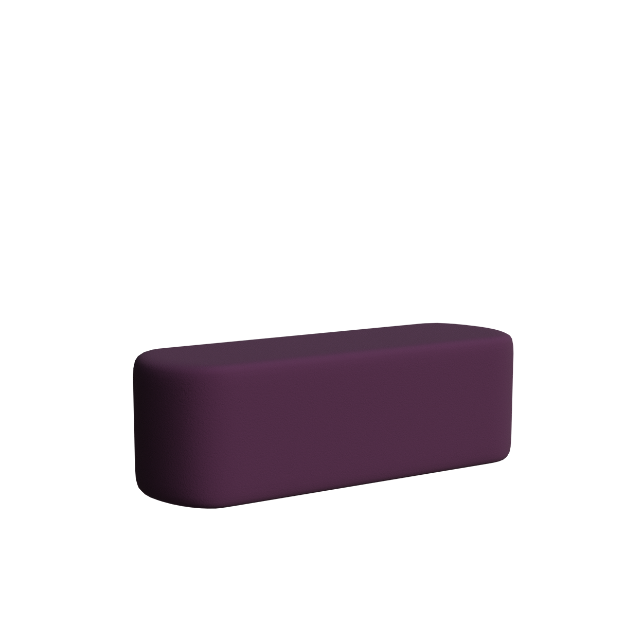 Abecca Anti Ligature Armadillo Limbershield 1.5 Oval Ottoman AR107 Pantone 518