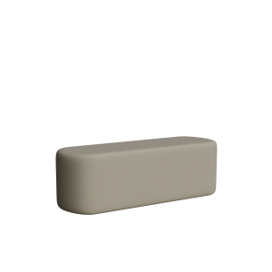 Abecca Anti Ligature Armadillo Limbershield 1.5 Oval Ottoman AR107 Pantone Warm Grey 5 CP