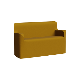 Abecca Anti Ligature Armadillo Limbershield 2 Seater Arm Couch AR40 Pantone 132