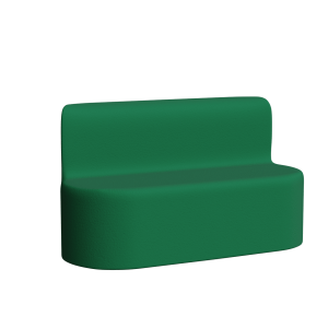 Abecca Anti Ligature Armadillo Limbershield 2 seater Couch AR10 Pantone 349