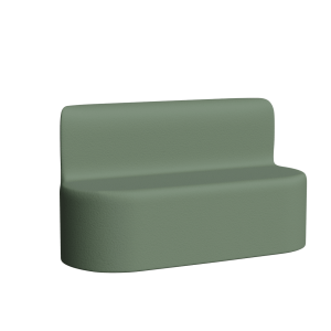 Abecca Anti Ligature Armadillo Limbershield 2 seater Couch AR10 Pantone 5625