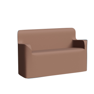 Abecca Anti Ligature Armadillo Limbershield 2 seater Couch AR40 Pantone 17 1230TCX