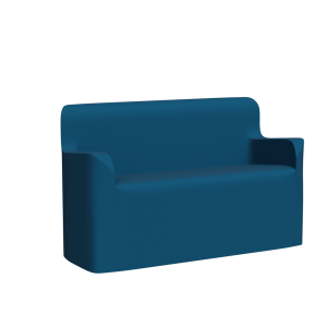 Abecca Anti Ligature Armadillo Limbershield 2 seater Couch AR40 Pantone 3025