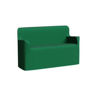 Abecca Anti Ligature Armadillo Limbershield 2 seater Couch AR40 Pantone 349
