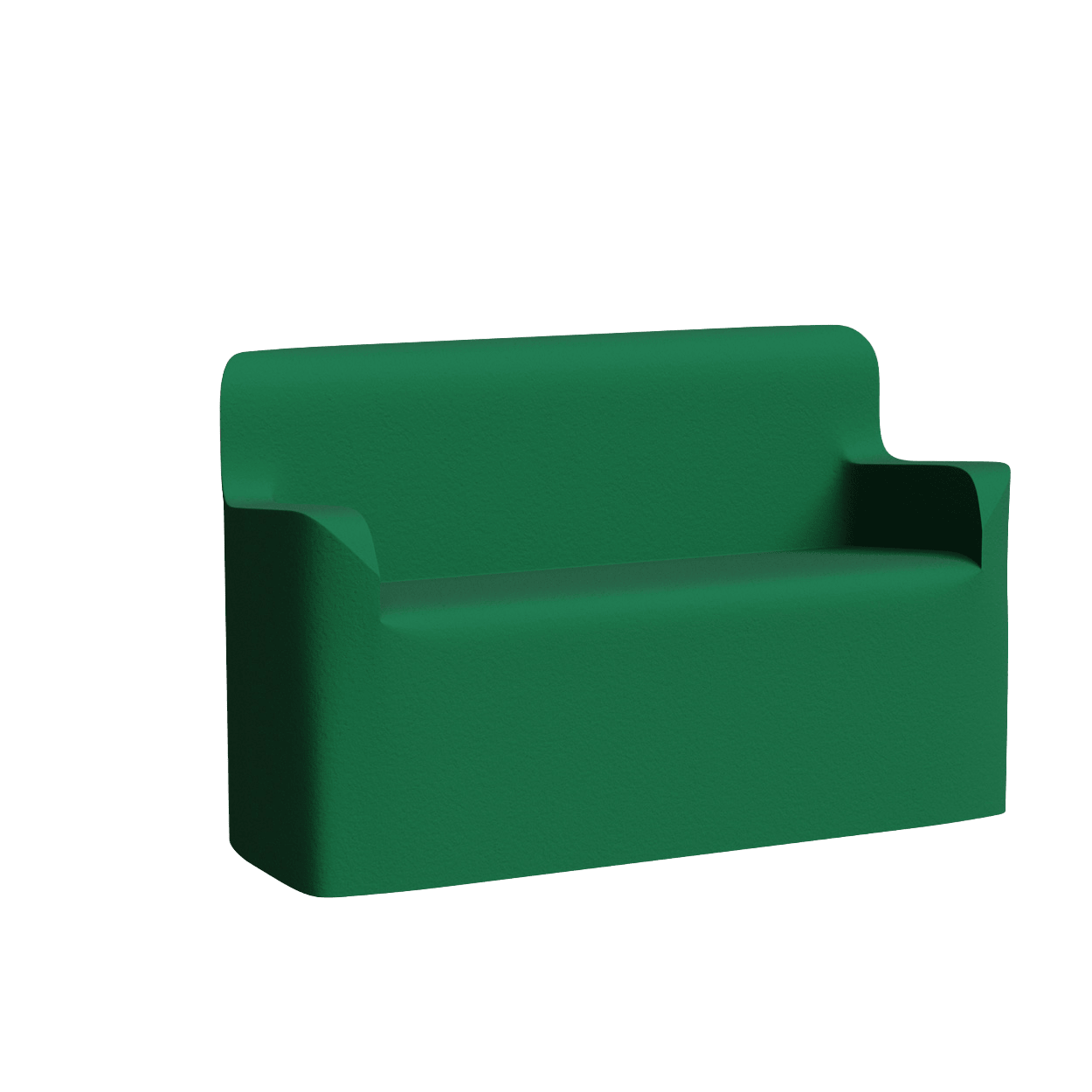 Abecca Anti Ligature Armadillo Limbershield 2 seater Couch AR40 Pantone 349