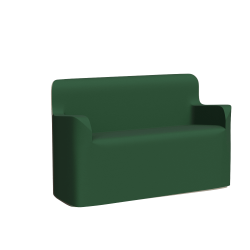 Abecca Anti Ligature Armadillo Limbershield 2 seater Couch AR40 Pantone 350