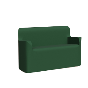Abecca Anti Ligature Armadillo Limbershield 2 seater Couch AR40 Pantone 350