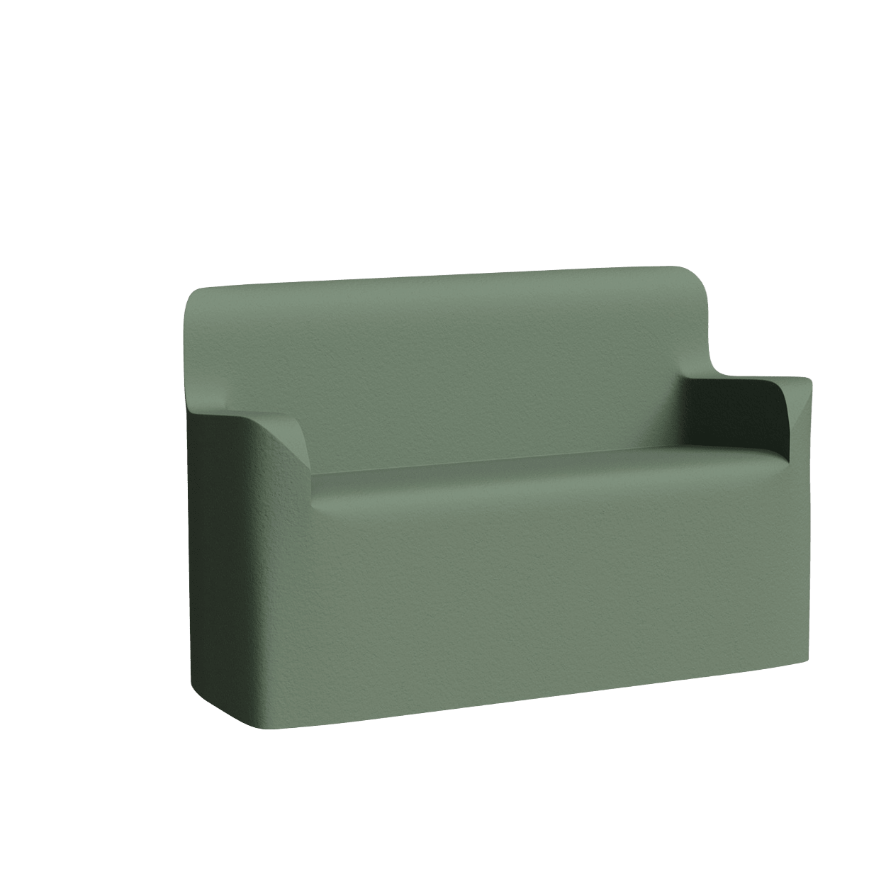 Abecca Anti Ligature Armadillo Limbershield 2 seater Couch AR40 Pantone 5625