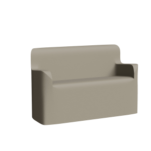 Abecca Anti Ligature Armadillo Limbershield 2 seater Couch AR40 Pantone Warm Grey 5 CP