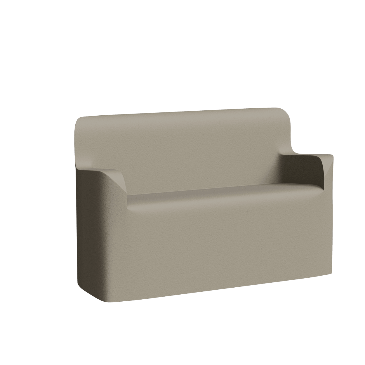 Abecca Anti Ligature Armadillo Limbershield 2 seater Couch AR40 Pantone Warm Grey 5 CP
