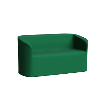 Abecca Anti Ligature Armadillo Limbershield 2 seater Tub Chair AR61 Pantone 349