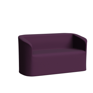 Abecca Anti Ligature Armadillo Limbershield 2 seater Tub Chair AR61 Pantone 518