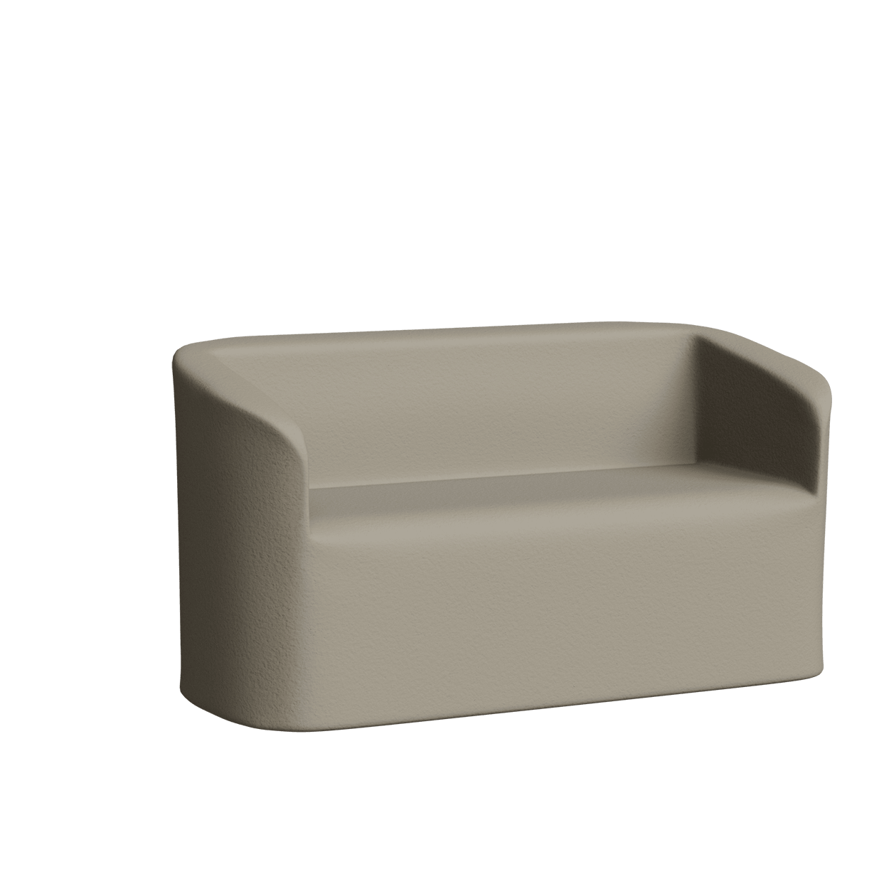 Abecca Anti Ligature Armadillo Limbershield 2 seater Tub Chair AR61 Pantone Warm Grey 5 CP