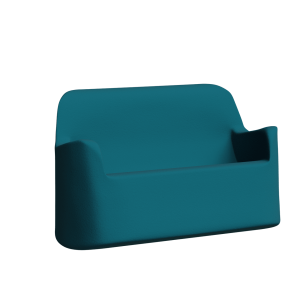 Abecca Anti Ligature Armadillo Limbershield 2 seater Upright Rocking Chair AR71 Pantone 3155