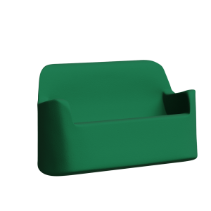 Abecca Anti Ligature Armadillo Limbershield 2 seater Upright Rocking Chair AR71 Pantone 349