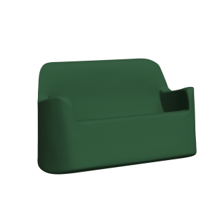 Abecca Anti Ligature Armadillo Limbershield 2 seater Upright Rocking Chair AR71 Pantone 350