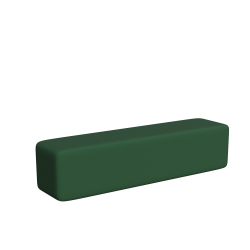 Abecca Anti Ligature Armadillo Limbershield 2m Ottoman AR108 Pantone 3503
