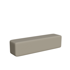 Abecca Anti Ligature Armadillo Limbershield 2m Ottoman AR108 Pantone Warm Grey 5 CP
