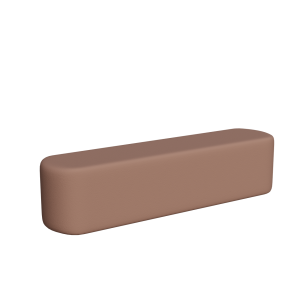 Abecca Anti Ligature Armadillo Limbershield 2m Oval Ottoman AR109 Pantone 17 1230TCX3