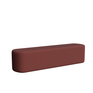 Abecca Anti Ligature Armadillo Limbershield 2m Oval Ottoman AR109 Pantone 499