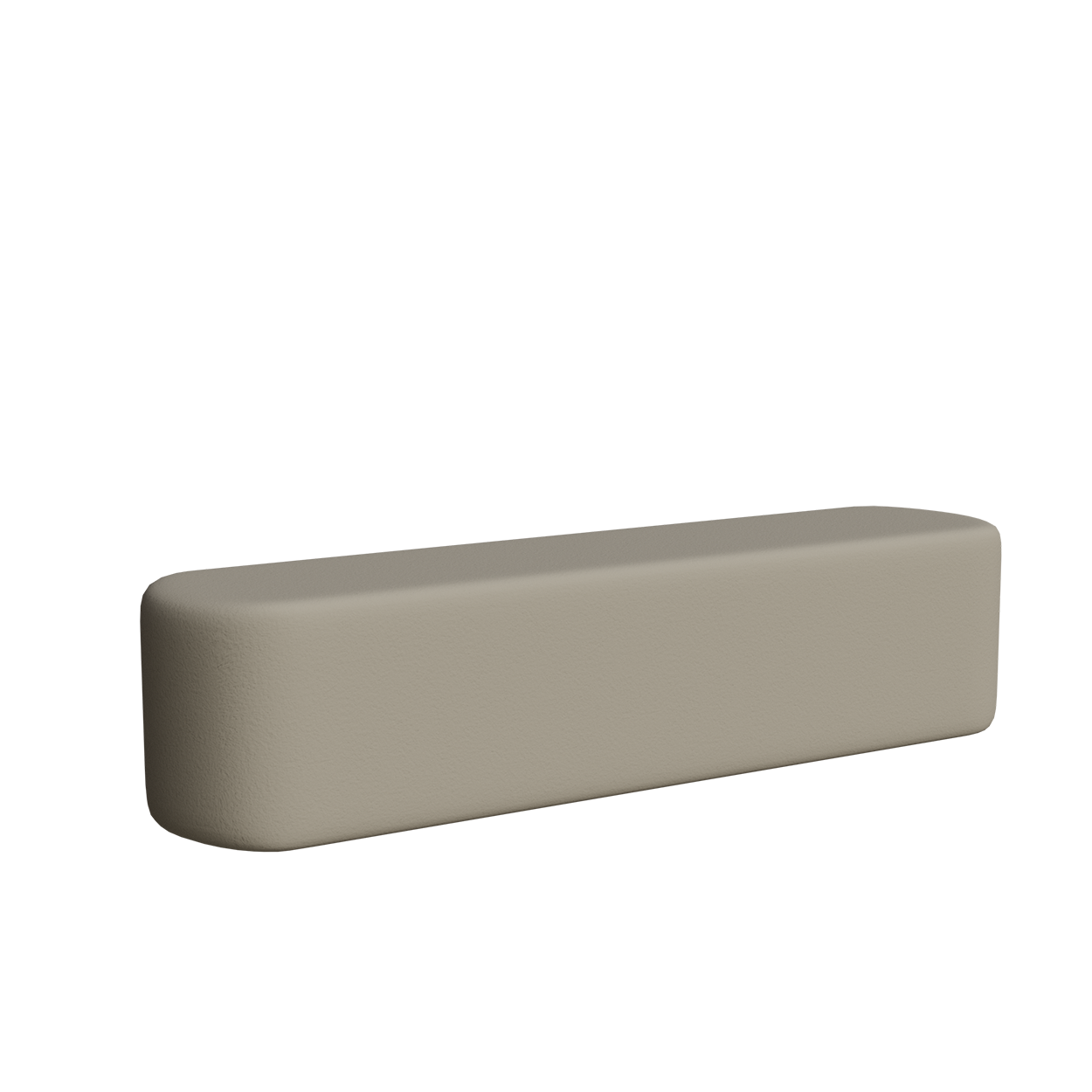 Abecca Anti Ligature Armadillo Limbershield 2m Oval Ottoman AR109 Pantone Warm Grey 5 CP