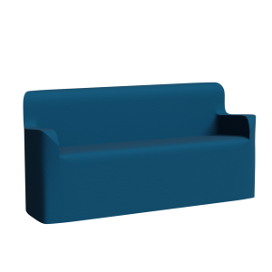 Abecca Anti Ligature Armadillo Limbershield 3 seater Arm Couch AR50 Pantone 3025