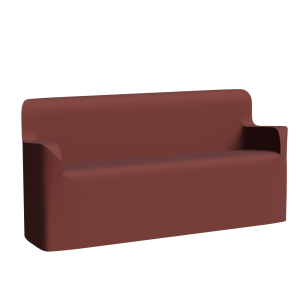 Abecca Anti Ligature Armadillo Limbershield 3 seater Arm Couch AR50 Pantone 499